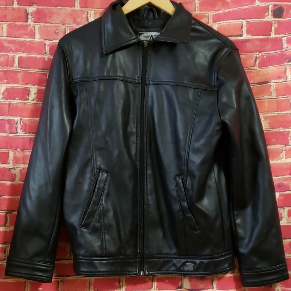 A G MILANO Black Jacket Coat  - Made in Italy Size Small